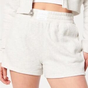 Hollister ultra high rise grey sweatshorts